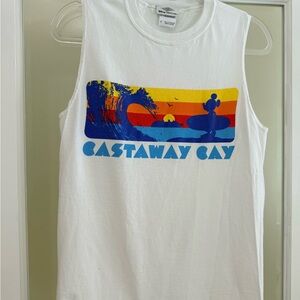 Disney Cruise Line White Tank Top from Castaway Cay